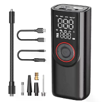 Draadloze bandenopblazerpomp Draagbare elektrische luchtcompressor 6000mAh oplaadbaar digitaal display 150PSI snelle inf