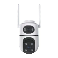 Draadloze HD 3MP+3MP Verrekijkercamera ICSEE APP PTZ Bewaking Buitenhuis WIFI Camera