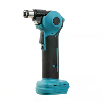 Draadloze klopboormachine 18V Compatibel 14.000 RPM 180W motor Verstelbare kop 0 90 graden voor houtbewerking Lithium io