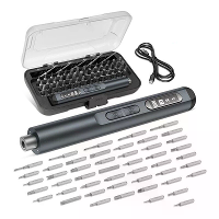 Draadloze oplaadbare 3.6V multifunctionele elektrische schroevendraaier 200 RPM 3 koppelinstellingen USB C snel opladen
