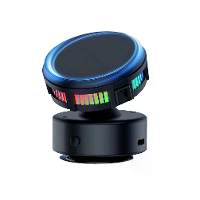 Draadloze oplader vacuüm magnetisch, actieve koeling 15W autohouder oplader met RGB lamp telefoonhouder compatibel met M