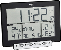 TFA Dostmann Trinity 30.3058.01 Draadloze thermo  en hygrometer Zwart