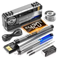Draadloze USB Digitale Soldeerbout Verstelbare Temperatuur Type C Interface Snelle Verwarming Soldeer gereedschap Draagb