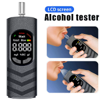 Draagbare Alcoholtester Professionele Alcoholdetectieademhaler LCD scherm Drunk Driving Test voor Auto Thuis