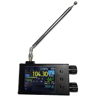 Draagbare All Band Shortwave Radio Ontvanger AM FM LW MW SW TEF6686 2.8 Inch IPS Touchscreen Aluminium Legering Case ESP