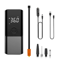 Draagbare auto luchtpomp mini elektrische bandeninflator handheld bandenspanningmeter digitale weergave auto oplader sno
