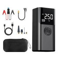 Draagbare autostarthulp luchtcompressor power bank 12V batterijbooster ondersteunt 8.0L benzine 6.5L diesel LED zaklamp
