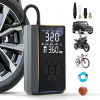 Draagbare Draadloze Elektrische Luchtcompressorpomp met LED Noodlamp USB Oplaadbaar Geschikt voor Auto Band, Fietsen en