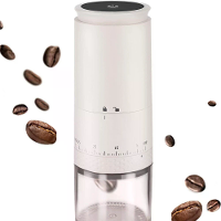 Draagbare elektrische koffie grinder 1500mAh batterijcapaciteit 38 versnelling verstelbare maalgraad conische koffiebone