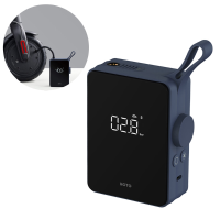 Draagbare elektrische luchtpomp HOTO 150PSI 2500mAh Auto Wireless Multi function met LED licht voor auto MTB E Bike Ball