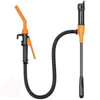 Draagbare elektrische oliepomp batterij aangedreven vloeistofoverdrachtsifon 2,4 gallons per minuut voor gas,diesel,kero