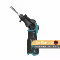Draagbare elektrische soldeerbout compatibel met 12V batterij verstelbare temperatuur lasgereedschap 30W 400°C