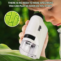 Draagbare Handmicroscoop voor Kinderen Mini Labsters Draagbare Microscoop Draagbare Microscoop Kinderen Minilabsters Han
