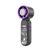 Tevorex Draagbare IJs Koelende Handheld Kleine Ventilator Hoge Snelheid Oplaadbare 3000mAh Batterij 199 niveaus Vleugel