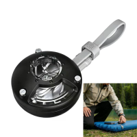 Draagbare Mini Luchtpomp Ultra licht 3,5 kPa Elektrische Opblaas /Luchtdrainer Met 7 Nozzels Voor Camping Luchtmatras Op