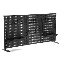 Draagbare Pegboard Organisatie Kit Multifunctionele Plastic Opslagbord 90cm x 42cm Vochtbestendig Gereedschapsloze Monta
