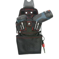 Draaibare Quick Hanging Gereedschapstas 1680D Oxford Elektricien Boormachine Riemaansluiting 360° Verstelbare Klem Water