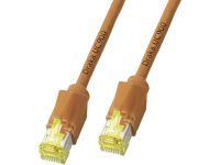 Draka Rj45 Netwerk Aansluitkabel Cat 6a S/ftp 1 M Oranje Vlambestendig, Snagless