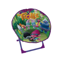 Dreamworks campingstoel Trolls junior groen 50 cm