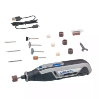 Dremel 7760 N/15 Lite Allround Roterend Gereedschap 3.6V Lithium Ion 2.0Ah 8.000 25.000 RPM Volledig Variabele Snelheid
