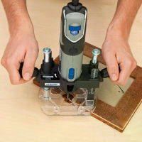 DREMEL Duimoer Routerbasis Frezen Trimmachine Transparante plastic basis 2 Diepte instelling Kracht Draaiwerk Tool Acces