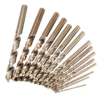 Drillpro 13/19/25 PCS HSS 1 13mm Boorset Cobalt Twist Boor