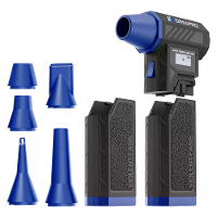 Drillpro 138.000RPM Hoge Snelheid Borstelloze Motor Handheld Turbo Ventilator Luchtblazer 8000mAh Batterij Draagbare Sto