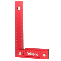 Drillpro 150/200 mm metrische precisie houtbewerking vierkante aluminiumlegering brede zitting aftekengereedschap L 90°
