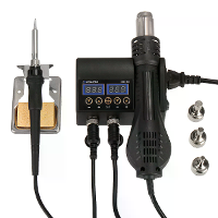 Drillpro 2 in 1 750W 220V/110V Soldeerstation Hot Air Gun