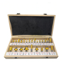 Drillpro 24 STKS 8mm Schacht DIY Houtbewerking Frezen Set Frees voor Hout Flush Rechte Afschuining Trimmen Graveergereed
