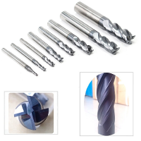 Carbide End Mill Set Tungsten Staal 8 stuks 2 12mm 4 Fluitjes CNC Frees Snijder Hoge Slijtvastheid Hoge snijsnelheid