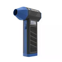 DRILLPRO P30 Turbo Ventilator 130.000 RPM 300g Winddruk met 5000mAh Batterij Dubbele Mondstukken Draagbare Borstelloze M