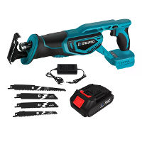 Drillpro reciprozaag zonder borstelmotor 3000W 18V verstelbare snelheid 0 3000rpm hoge snijkapaciteit voor hout,metaal,p