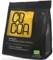 Cocoa Bananen met 70% Pure Chocolade RAW