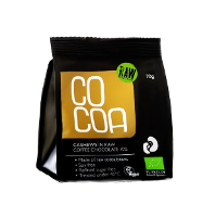 Cocoa Cashewnoten met Pure Koffie Chocolade RAW