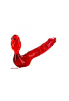 Toyjoy Strapless Stran On Bend Over Boyfriend Vibrating Red