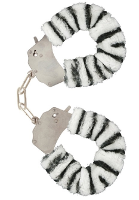 Furry Fun Cuffs Handboeien Zebra