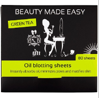 Beauty Made Easy Oil Blotting Sheets Green Tea