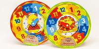 Speelgoed Klok Puzzel Hout