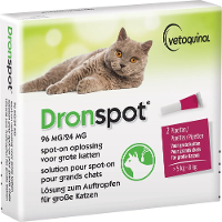 Dronspot 96mg/24mg Spot On Oplossing Grote Katten Pipet