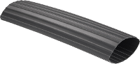 DSG Canusa 4810300952 Krimpkous zonder lijm Zwart 30 mm 15 mm Krimpverhouding:2:1 per meter