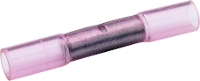 DSG Canusa 7931100302 Stootverbinder Met krimpkous 0.50 Mm² Volledig geïsoleerd Rood 1 stuk(s)