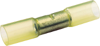 DSG Canusa 7931300102 Stootverbinder Met krimpkous 3 mm² Volledig geïsoleerd Geel 1 stuk(s)