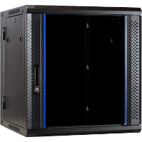DSI 12U wandkast (kantelbaar) met glazen deur   DS6612 DOUBLE server rack