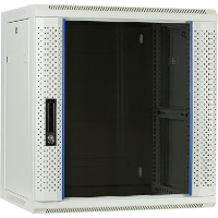 DSI 12U witte wandkast met glazen deur   DS6412W server rack