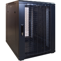 DSI 15U mini serverkast met geperforeerde deur   DS6815PP server rack