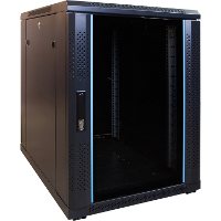 DSI 15U mini serverkast met glazen deur   DS6815 server rack