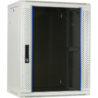 DSI 15U witte wandkast met glazen deur   DS6415W server rack
