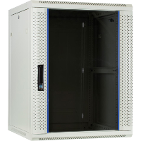 DSI 15U witte wandkast met glazen deur   DS6615W server rack