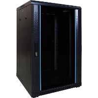DSI 18U serverkast met glazen deur   DS6618 server rack